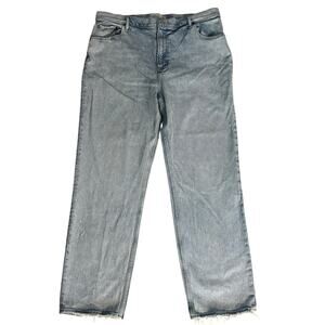 Abercrombie & Fitch A&F Size 33 16 The 90s Straight Ultra High Rise Jeans